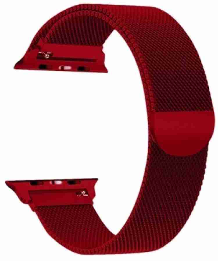 Maroon apple watch band 42mm deals
