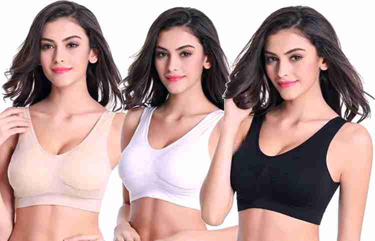 Best-Quality-Hub Air Bra Sports Bra Stretchable Non-Padded Bra for Girls  and Women Women Full Coverage Non Padded Bra - Buy Best-Quality-Hub Air Bra  Sports Bra Stretchable Non-Padded Bra for Girls and Women