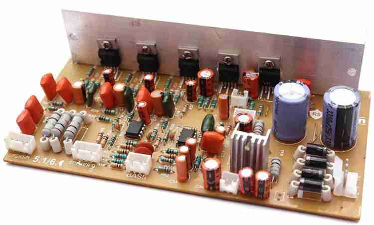  T-king 5.1 Home Theater Power Amplifier- Junta 6 Salidas 300W  Subwoofer Amplificador de potencia : Electrónica