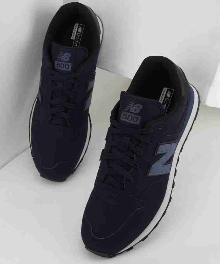 New balance hotsell 500 navy blue