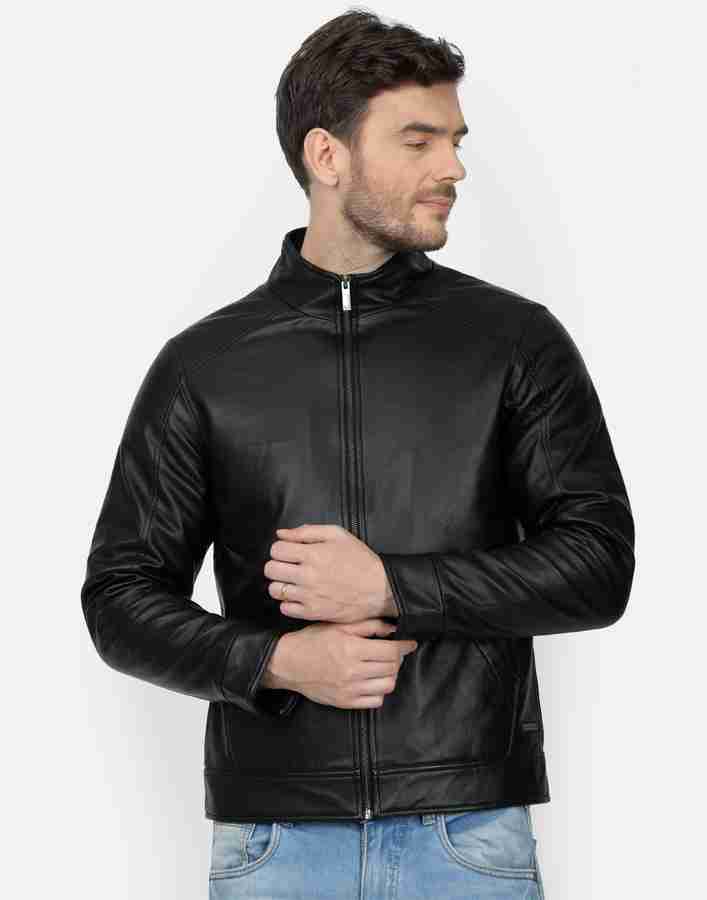 Flipkart men's leather jackets cheap
