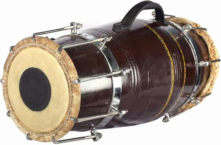 Akshar Tabla Mart Nall Dholki mit TascheAkshar Tabla Mart Nall Dholki mit Tasche  