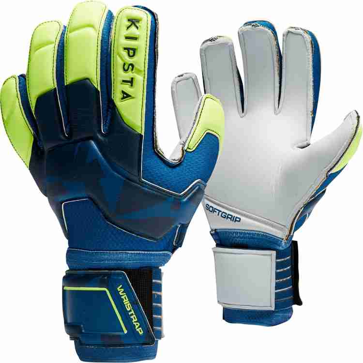 KIPSTA by Decathlon F500 Adult Football Goalkeeper Gloves Blue