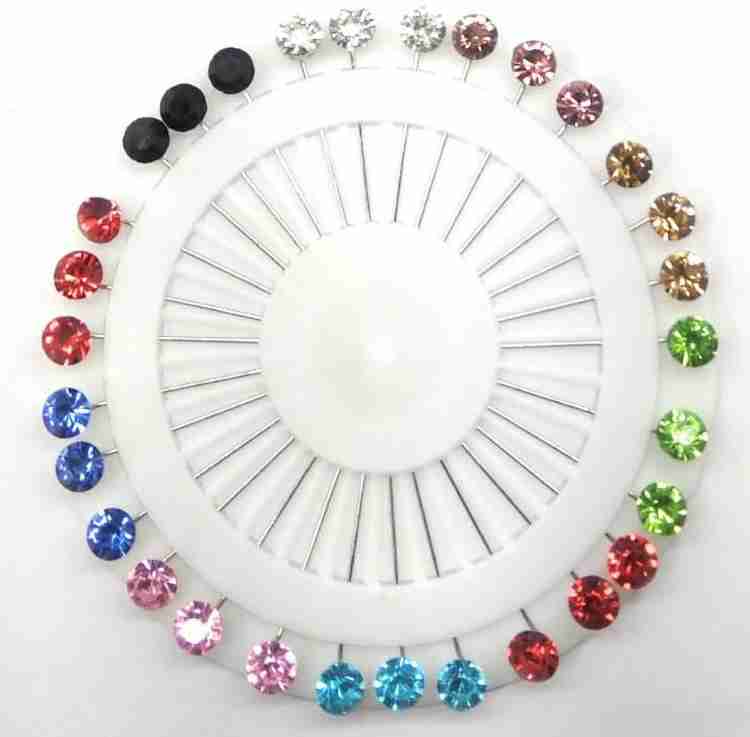 a99shope Multicolor Crystal Scarf & Hijab Pins for Women & Girls (10 Pins)  Brooch Price in India - Buy a99shope Multicolor Crystal Scarf & Hijab Pins  for Women & Girls (10 Pins)