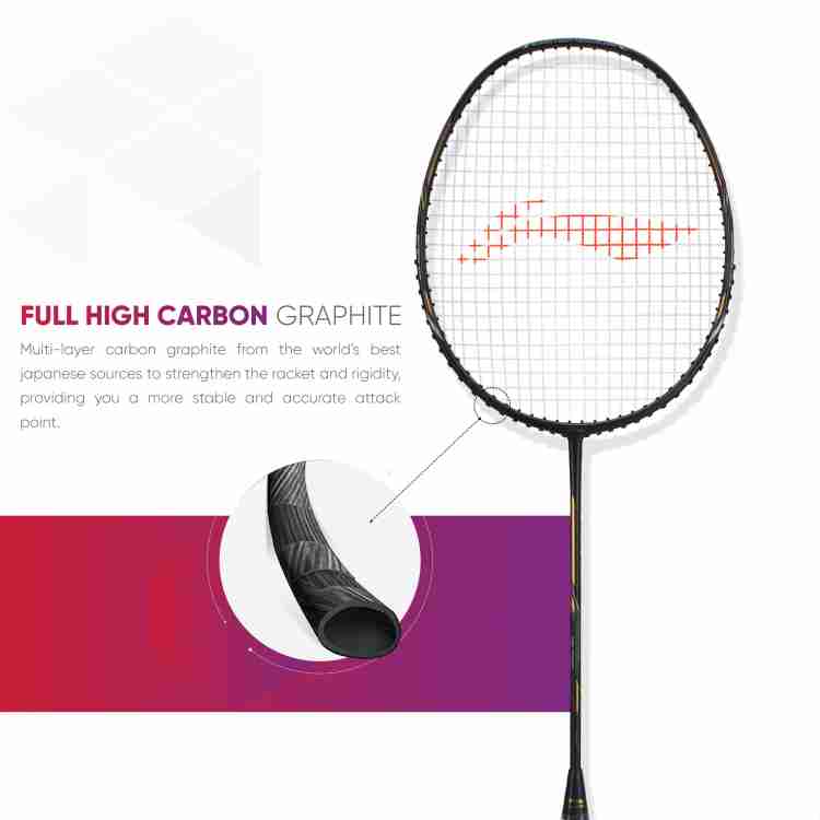 LI-NING AIR-FORCE 78 G2 Grey, Gold Strung Badminton Racquet