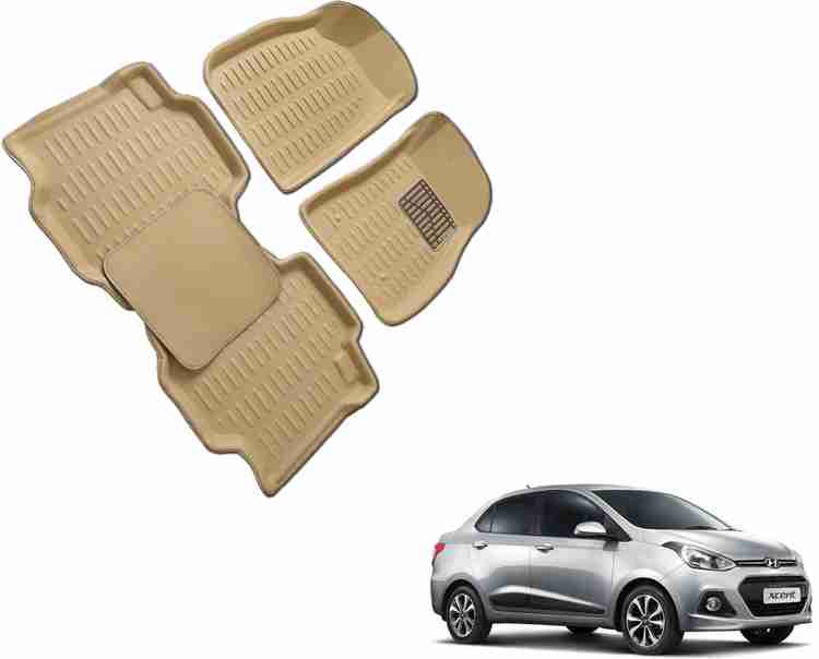 WolkomHome Plastic 3D Mat For Hyundai Xcent Price in India Buy