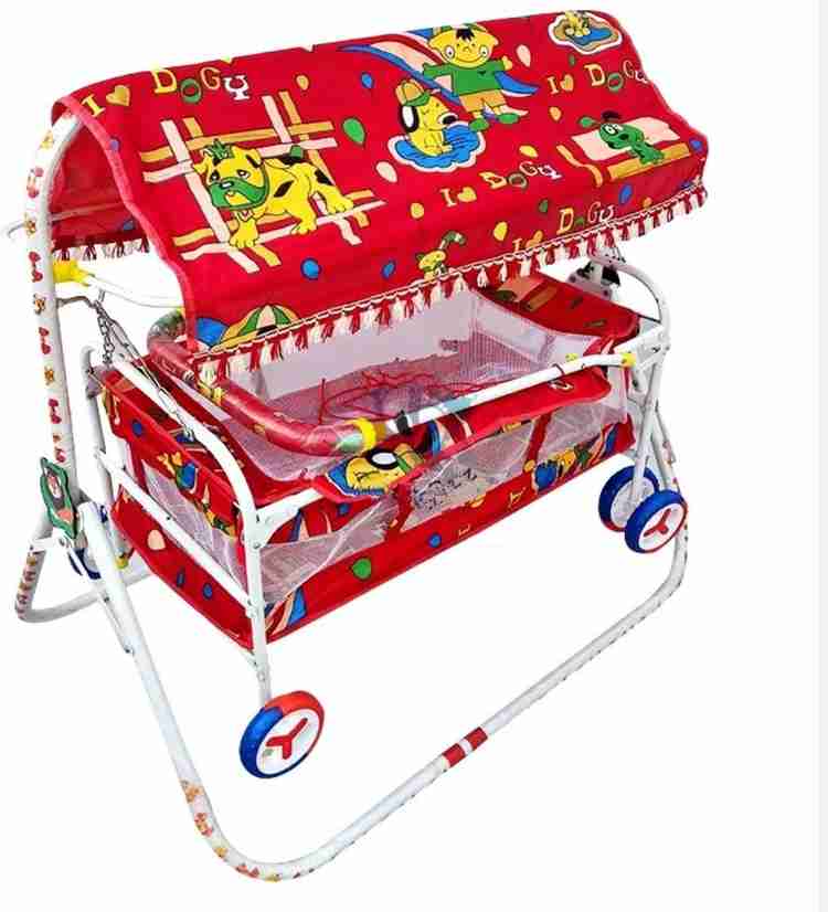 Style Palna Jhula Swing Buggie Tralley bassinet for Baby New Born