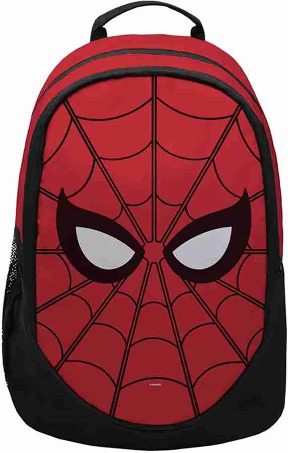 The Souled Store Spider Man Face 25 L Laptop Backpack Red Price in India Flipkart