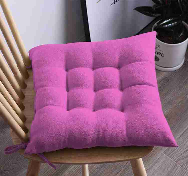 Pink chair cushions deals