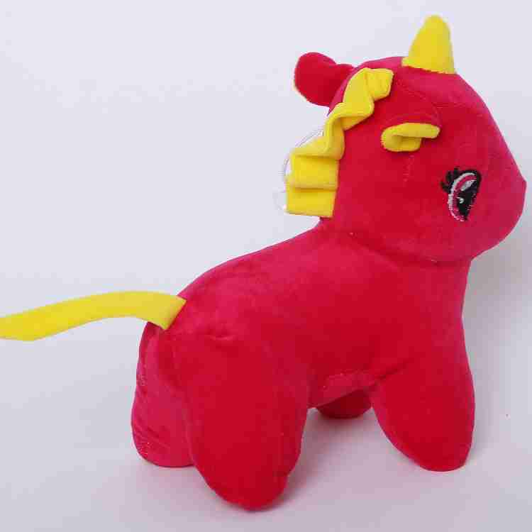 Red unicorn cheap toy