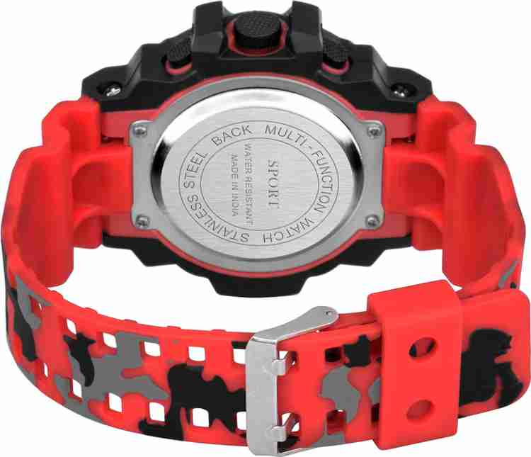 G shock on sale army red