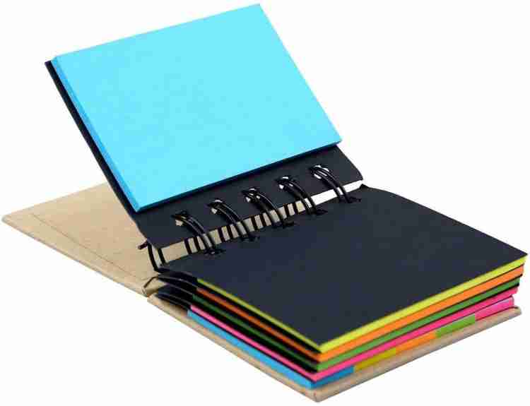 FRKB Spiral Sticky Notes 50 Sheets Pocket Diary, 5