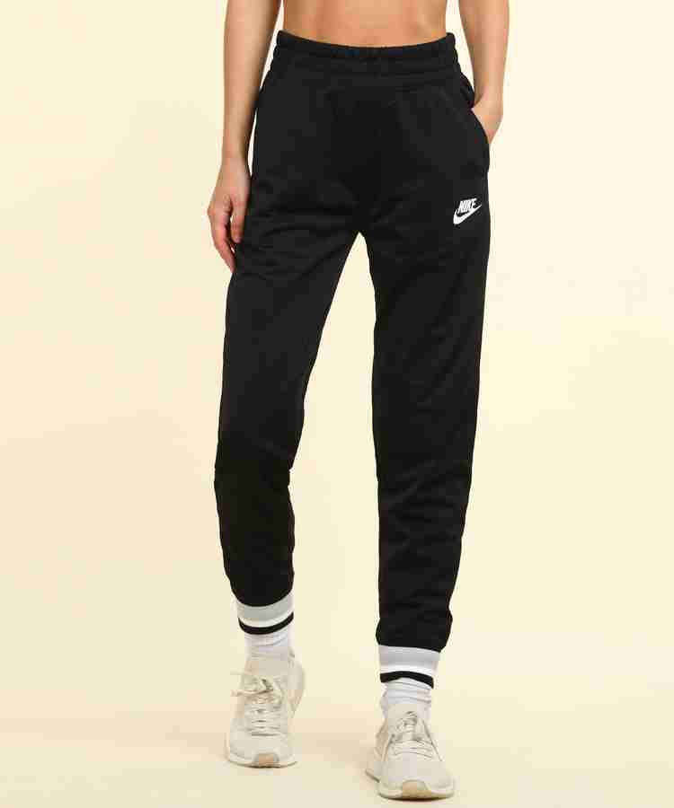 NIKE Self Design Women Black Track Pants Buy NIKE Self Design Women Black Track Pants Online at Best Prices in India Flipkart
