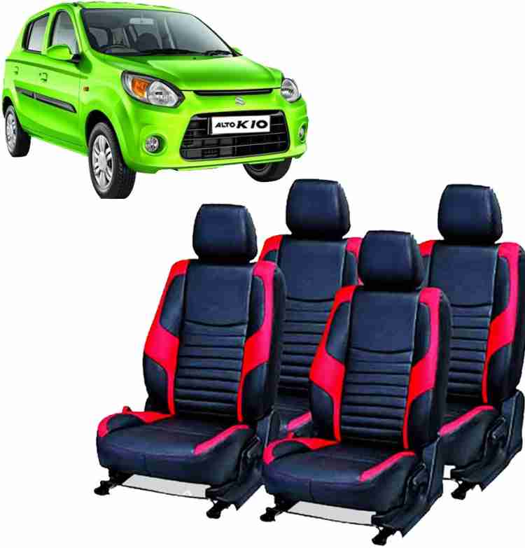 Luxury Premium Leather Car Seat Cover For Maruti Alto K10 Price in India Buy Luxury Premium Leather Car Seat Cover For Maruti Alto K10 online at Flipkart