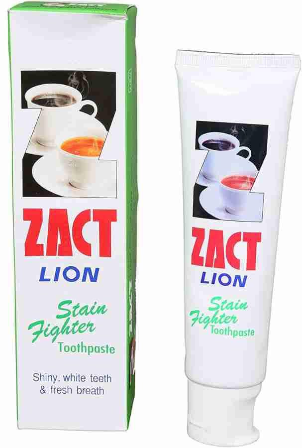 Zact lion shop stain fighter toothpaste