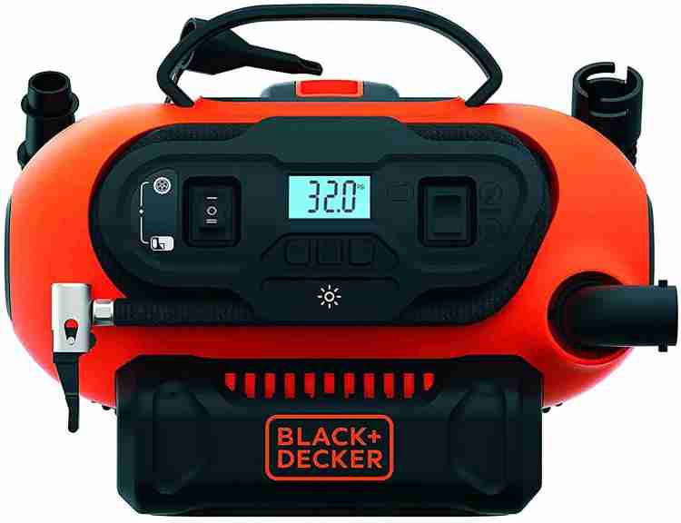 BLACK DECKER 160 psi Tyre Air Pump for Car Bike Price in India