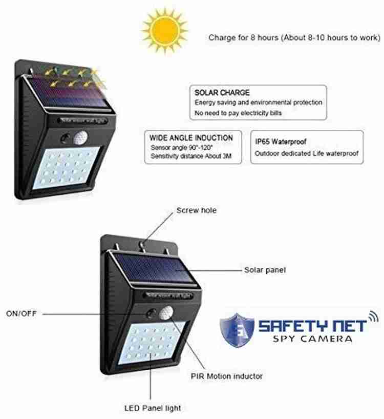 Solar discount hidden camera