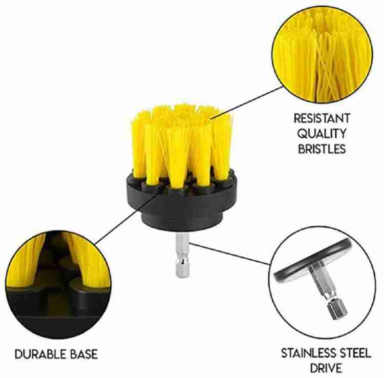 Drill Brush Attachment Set Power Scrubber Brush Drill Scrub - Temu