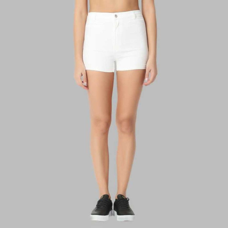 HOTPANT Solid Women White Hotpants - Buy HOTPANT Solid Women White Hotpants  Online at Best Prices in India | Flipkart.com