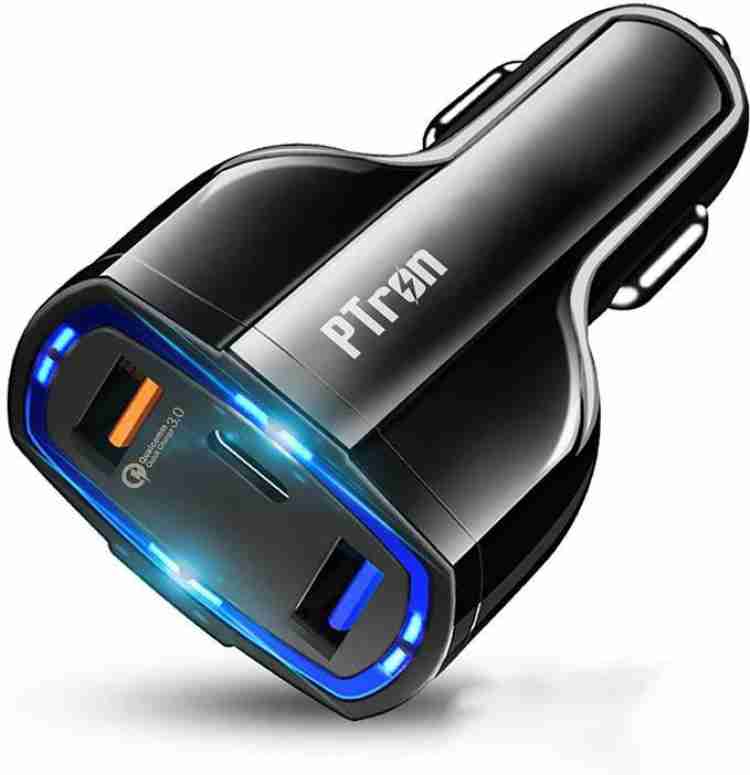 PTron 15.5 W Qualcomm 3.0 Turbo Car Charger Price in India - Buy PTron 15.5  W Qualcomm 3.0 Turbo Car Charger Online at