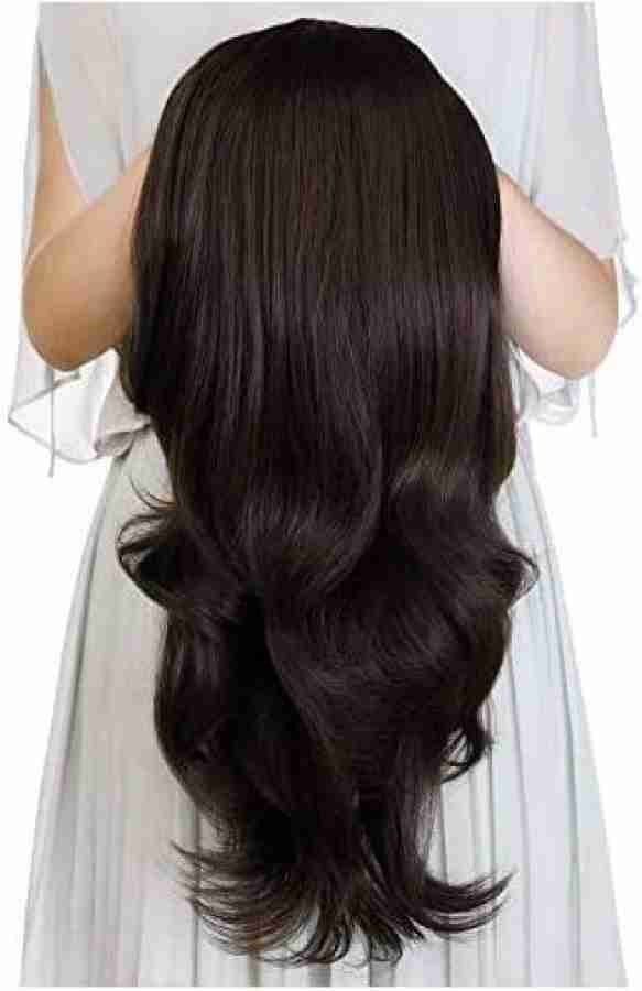 Kori Koli 24 Inch Wavy 3 4 Half Wig Long Synthetic Extensions