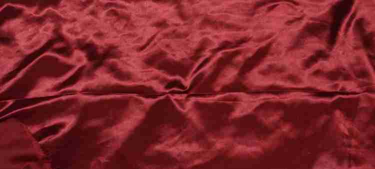 Megumi Silky & Shiny Satin Fabric for Dress Garment Cloth Material 44 inch  (5 Meter, Maroon) : : Home & Kitchen