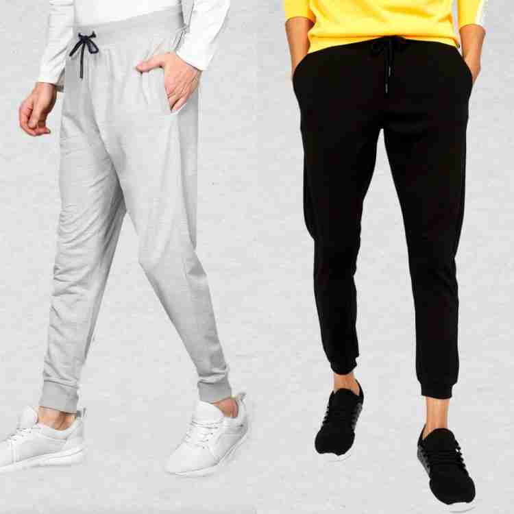 Giysi Solid Men Black Track Pants - Buy Giysi Solid Men Black Track Pants  Online at Best Prices in India