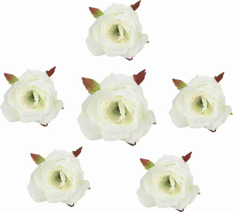 Artificial white roses for sale hotsell