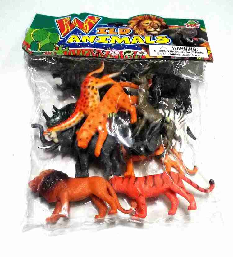 Wild animals store toys plastic