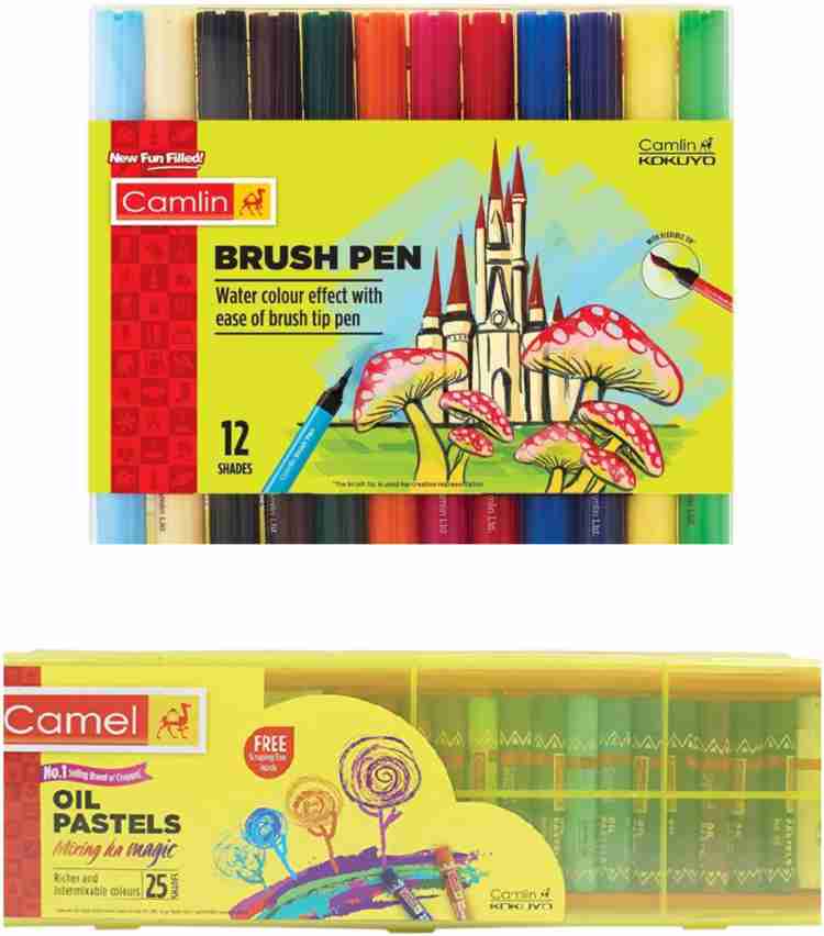 Camel Artist Brush Pen Set of 12