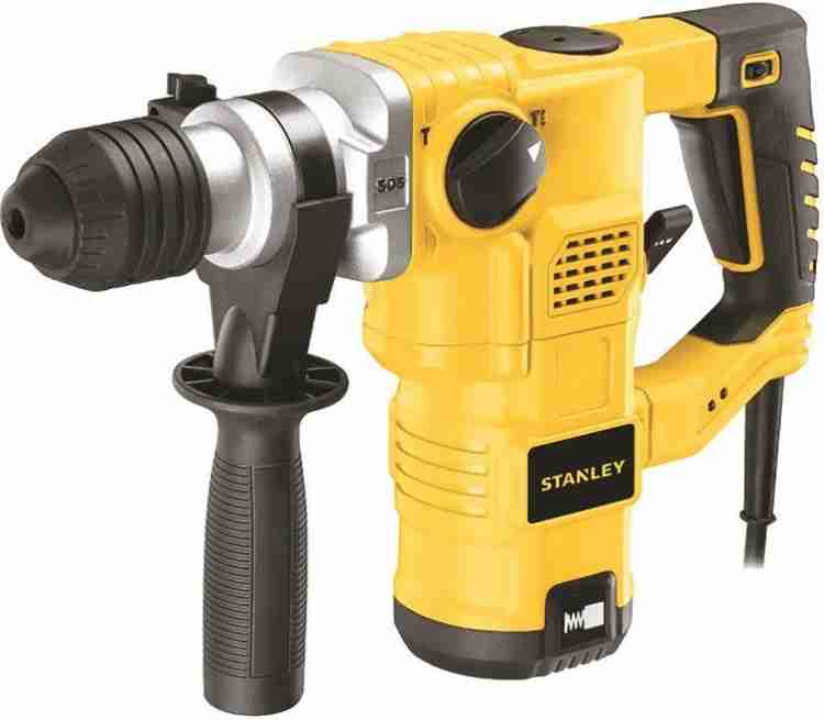 STANLEY 32MM 1250W 3 MODE L SHAPE SDS PLUS HAMMER STHR323K Rotary Hammer Drill Price in India Buy STANLEY 32MM 1250W 3 MODE L SHAPE SDS PLUS HAMMER STHR323K Rotary Hammer Drill online at Flipkart