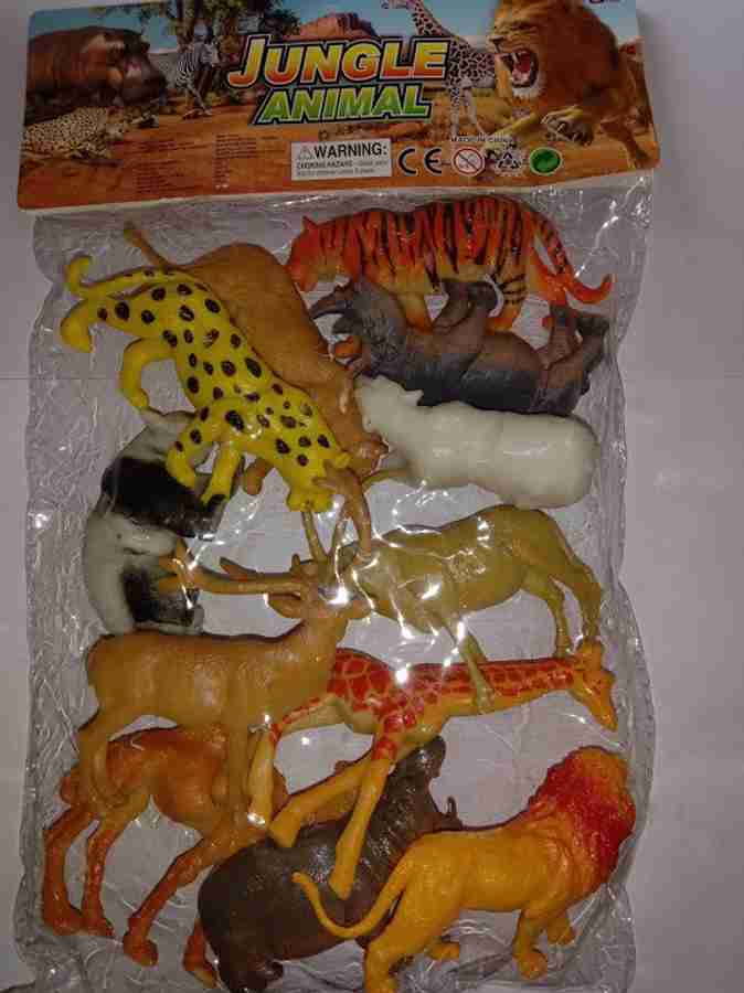 Plastic jungle hot sale animal figures