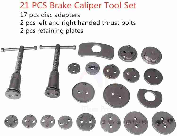 Mass Pro 21 Pcs Heavy Duty Disc Brake Caliper Tool Set Wind Back Kit for  Brake Replacement Bicycle Brake Disk Price in India - Buy Mass Pro 21 Pcs  Heavy Duty Disc