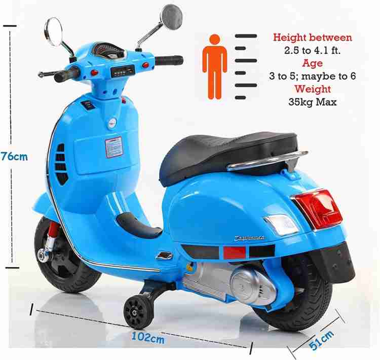 Battery operated hot sale scooty