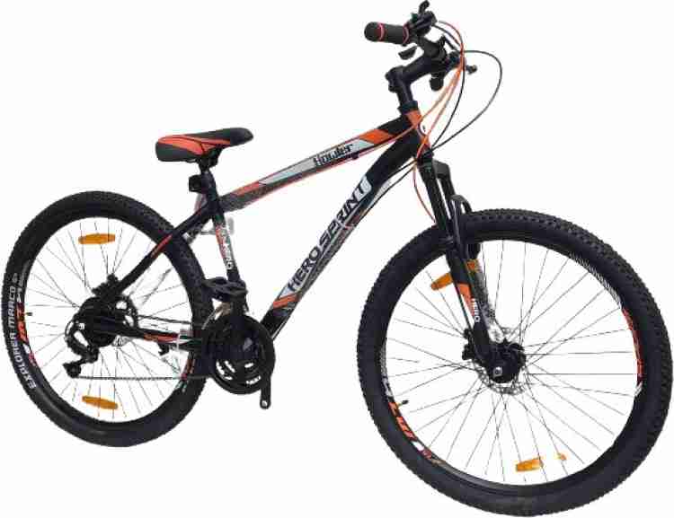 HERO Howler 21 Speed Dual Disc 27.5 T Roadster Cycle Price in