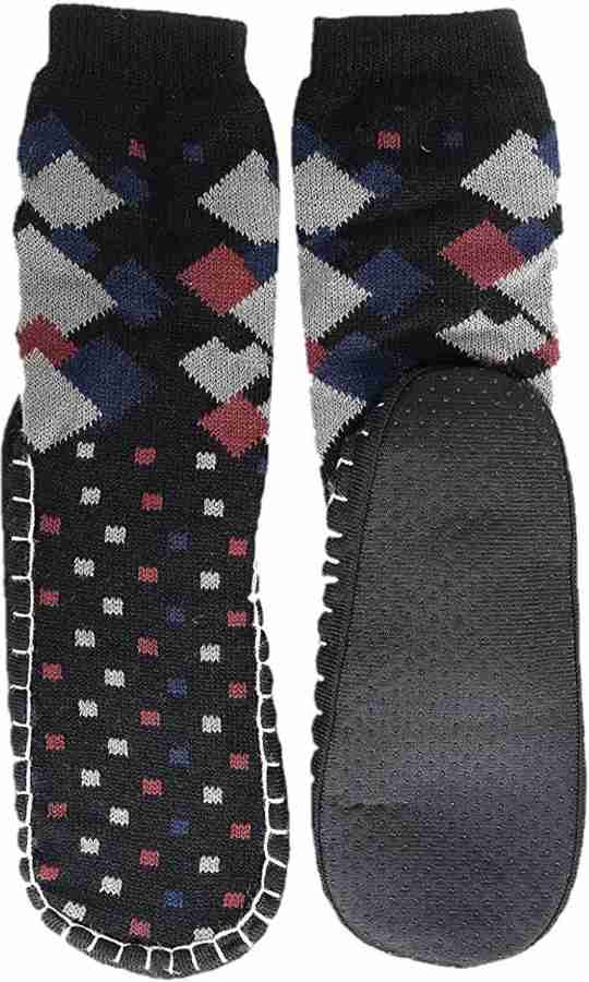 MYYNTI Slipper Socks Warm Winter Ankle Length Knitted Anti-Skid Booties for  Women Men Adult Women Self Design Calf Length - Buy MYYNTI Slipper Socks  Warm Winter Ankle Length Knitted Anti-Skid Booties for