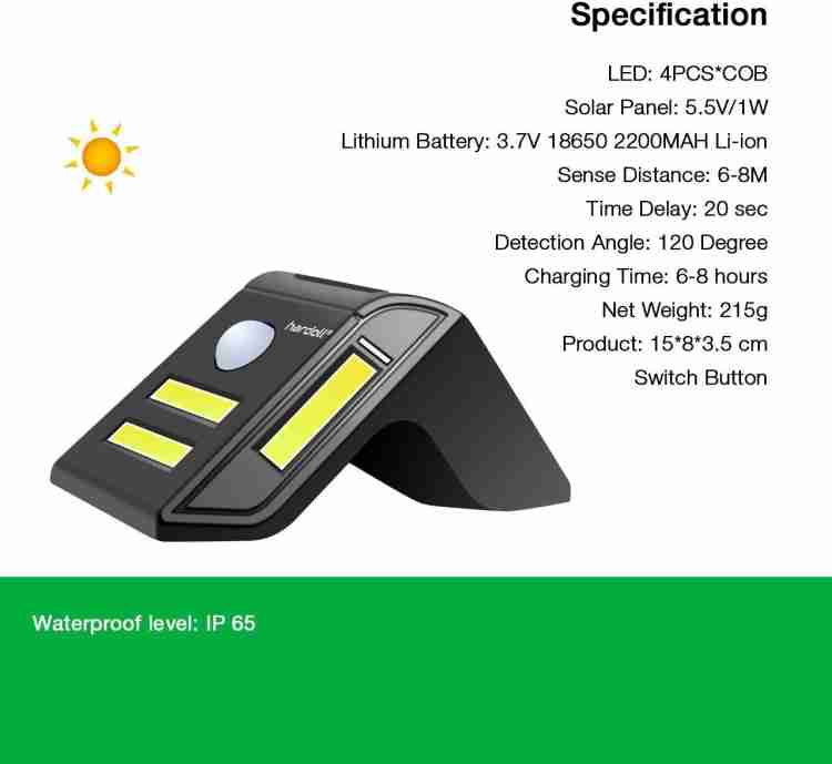 Hardoll cob online led solar light