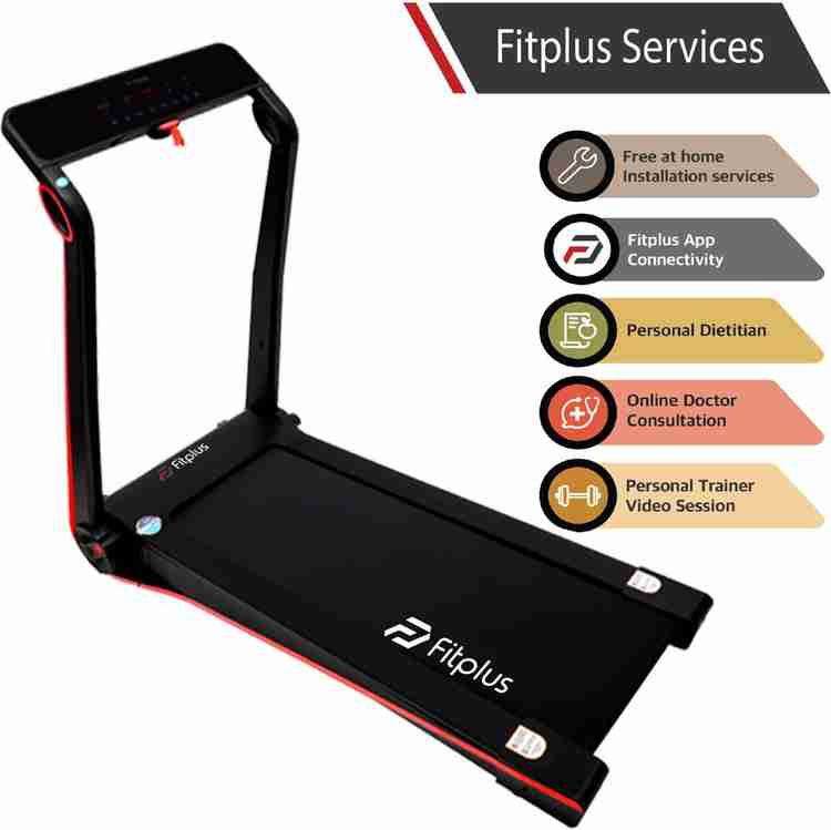 FITPLUS FSRM2402 2HP Peak Power Easy Lubrication with Free Diet Plan Personal Trainer Installation Services Treadmill Buy FITPLUS FSRM2402 2HP Peak Power Easy Lubrication with Free Diet Plan Personal ...