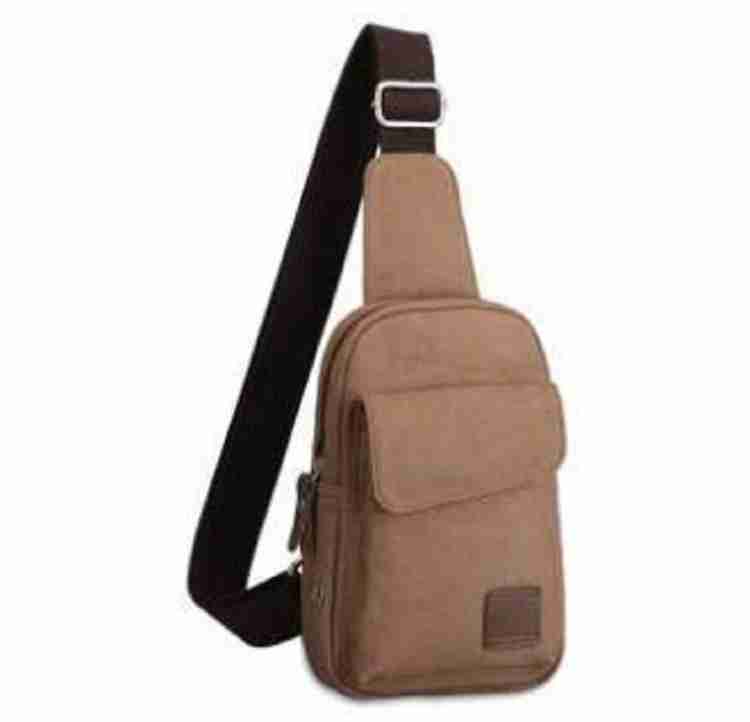 FIDELITY Male Shoulder Bag Korean Style Sports Students Small Backpack Brown Shoulder Bag Brown Price in India Flipkart
