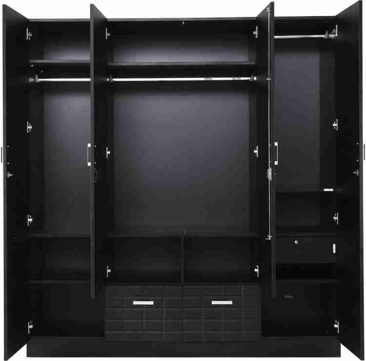 Godrej chocolate 4 door outlet wardrobe