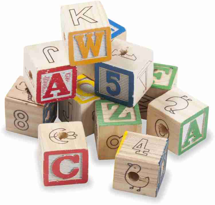 Wooden blocks best sale with letters