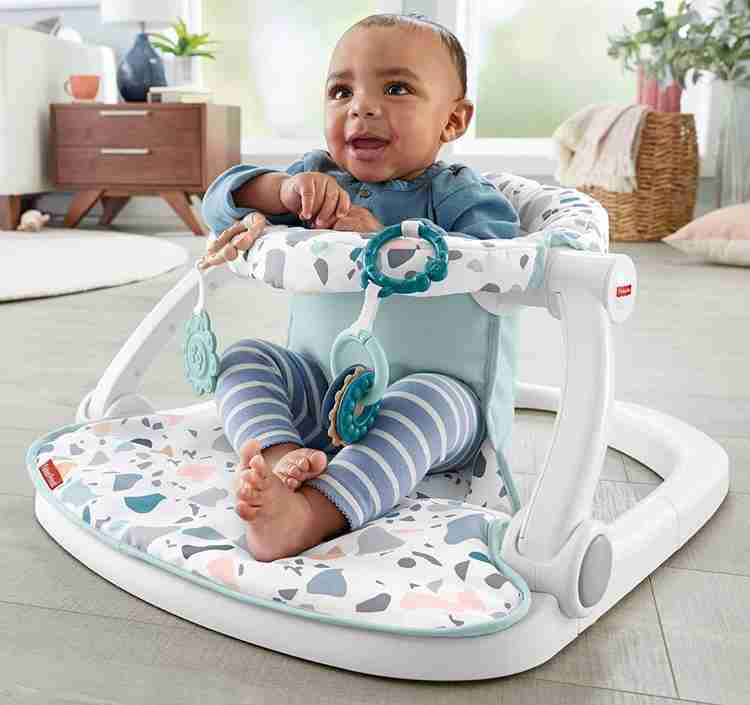 FISHER PRICE Sit Me Up Floor Seat Pacific Pebble Theme Infant