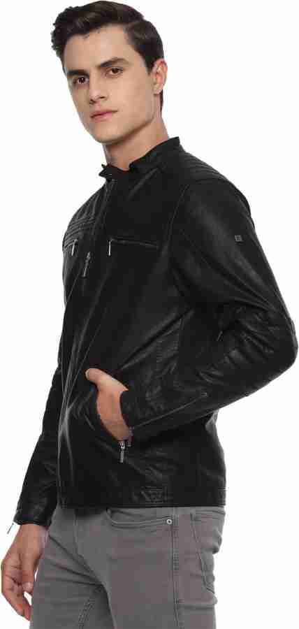 Louis philippe leather jackets best sale