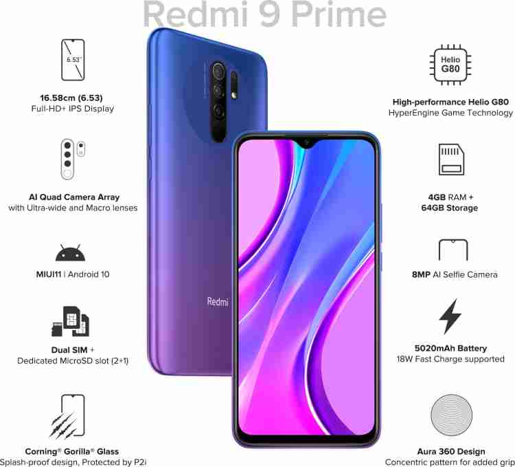 redmi 9 prime price 4 64