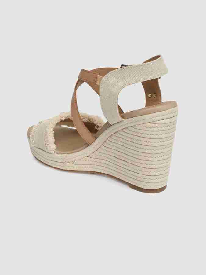 TOMMY HILFIGER Women White Wedges Buy TOMMY HILFIGER Women White