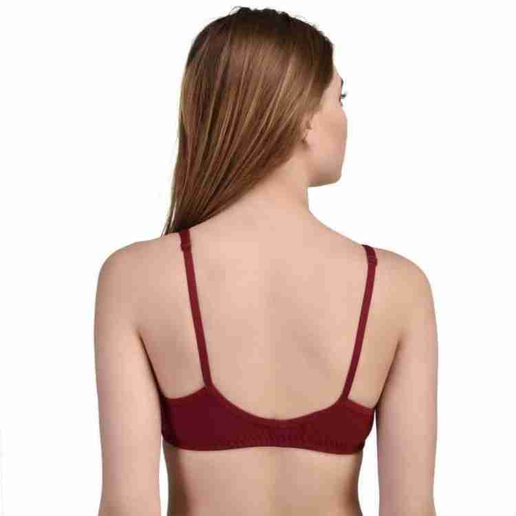 Mindsart FRONT OPEN MAROON COLOR BRA (SIZE:32, CUP:B) MRN-98TTG Women Full  Coverage Non Padded Bra - Buy Mindsart FRONT OPEN MAROON COLOR BRA (SIZE:32,  CUP:B) MRN-98TTG Women Full Coverage Non Padded Bra