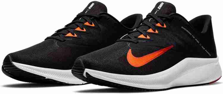 Nike quest black and orange on sale