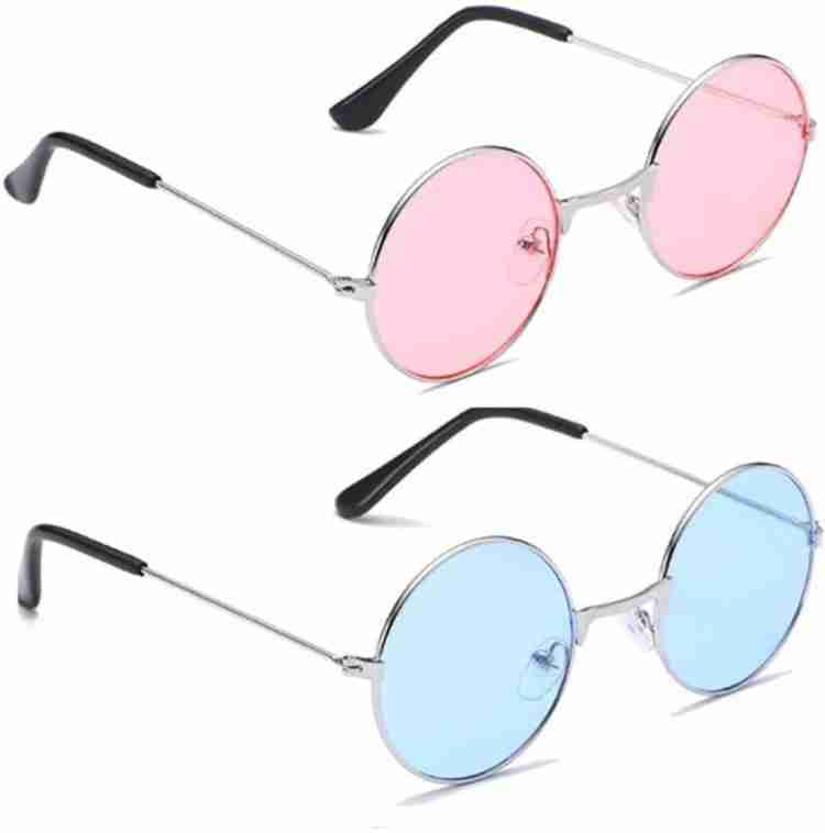 Pink and blue on sale sunglasses