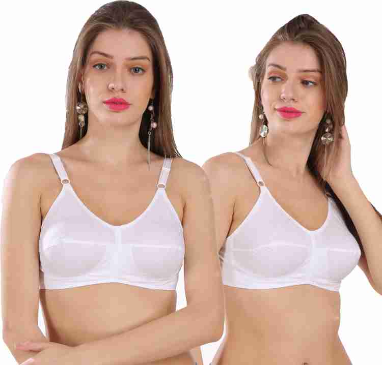 STROWBERRY PURE COTTON BRA WHITE COMBO PACK