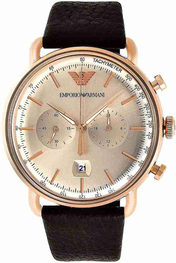 Armani aviator watch hotsell